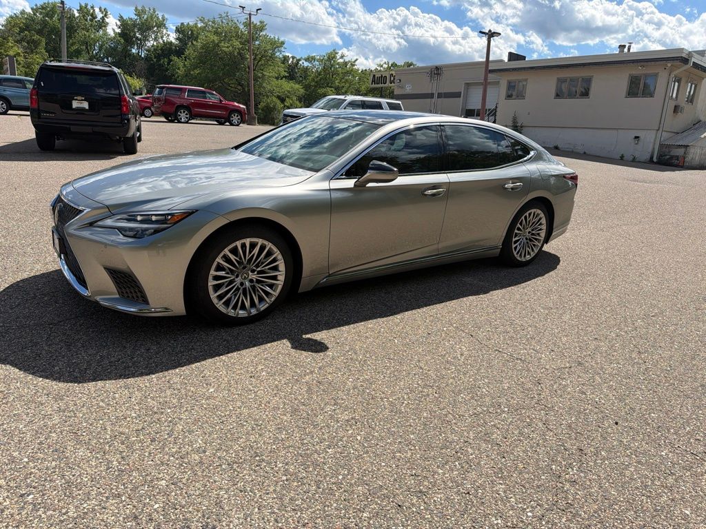 Atomic Silver 2024 Lexus LS 500 AWD Sedan All-Wheel Drive Automatic