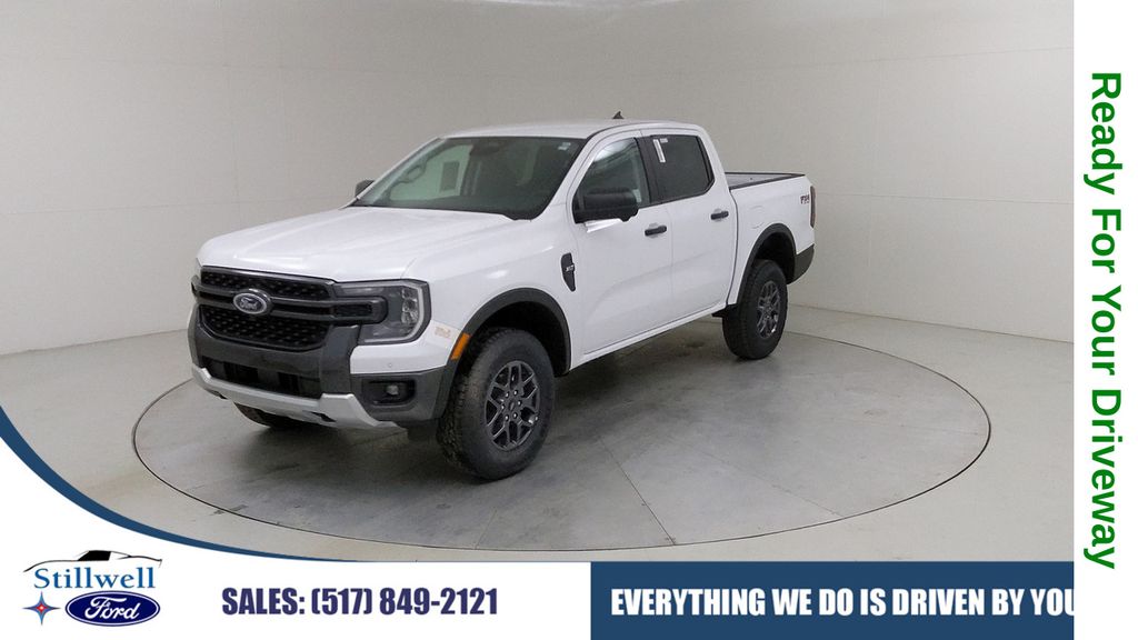 Oxford White 2026 Ford Ranger XLT SuperCrew 4WD Pickup Truck Four-Wheel Drive Automatic