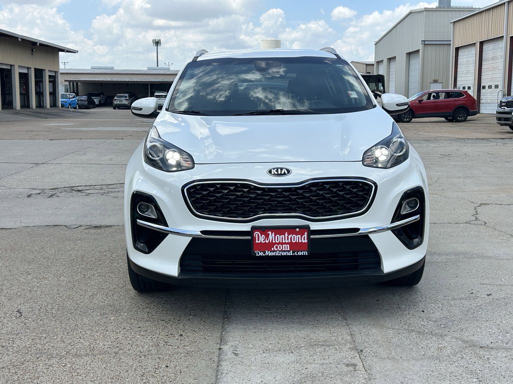 2021 Kia Sportage EX White at DeMontrond Automotive Group