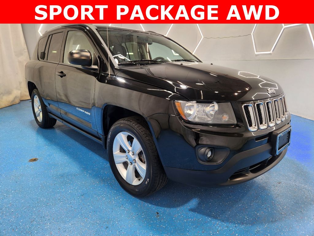 Black Clearcoat 2016 Jeep Compass Sport 4WD SUV / Crossover Four-Wheel Drive 6-Speed Automatic