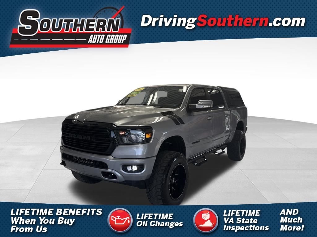 Billet Silver Metallic Clearcoat 2020 RAM 1500 Pickup Truck Four-Wheel Drive 8-Speed Automatic