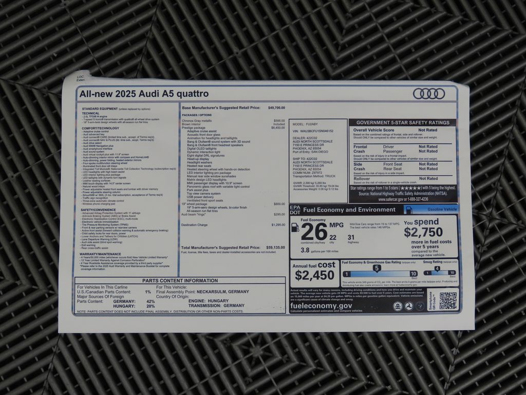 Thumbnail: 2025 Audi A5 - 9