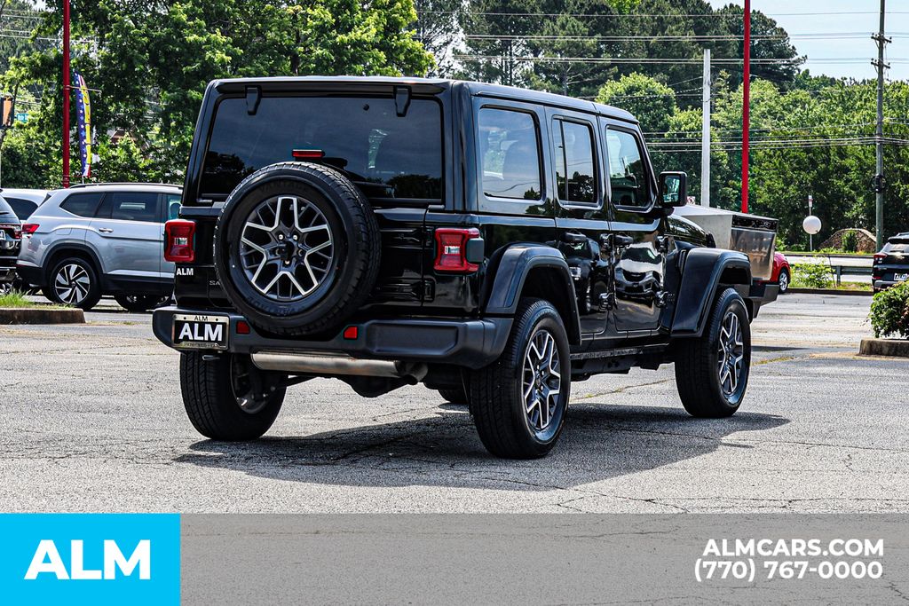 Used 2025 Black Jeep Sahara / MT Certified image 6