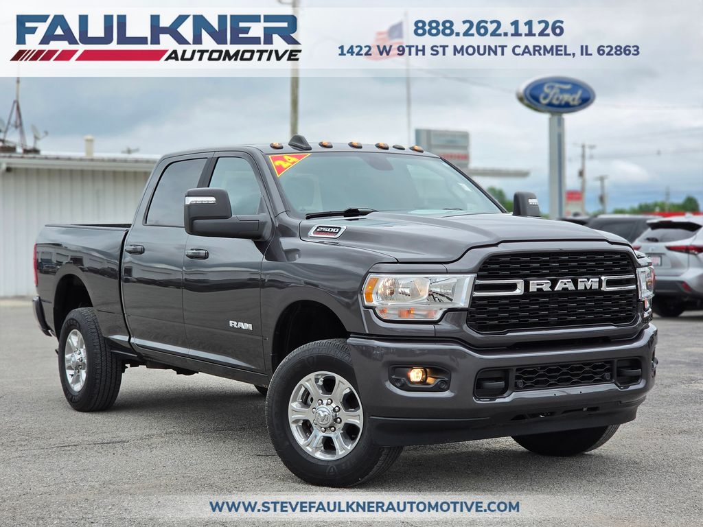 Gray (Granite Crystal Metallic Clearcoat) 2024 RAM 2500 Pickup Truck Four-Wheel Drive 8-Speed Automatic