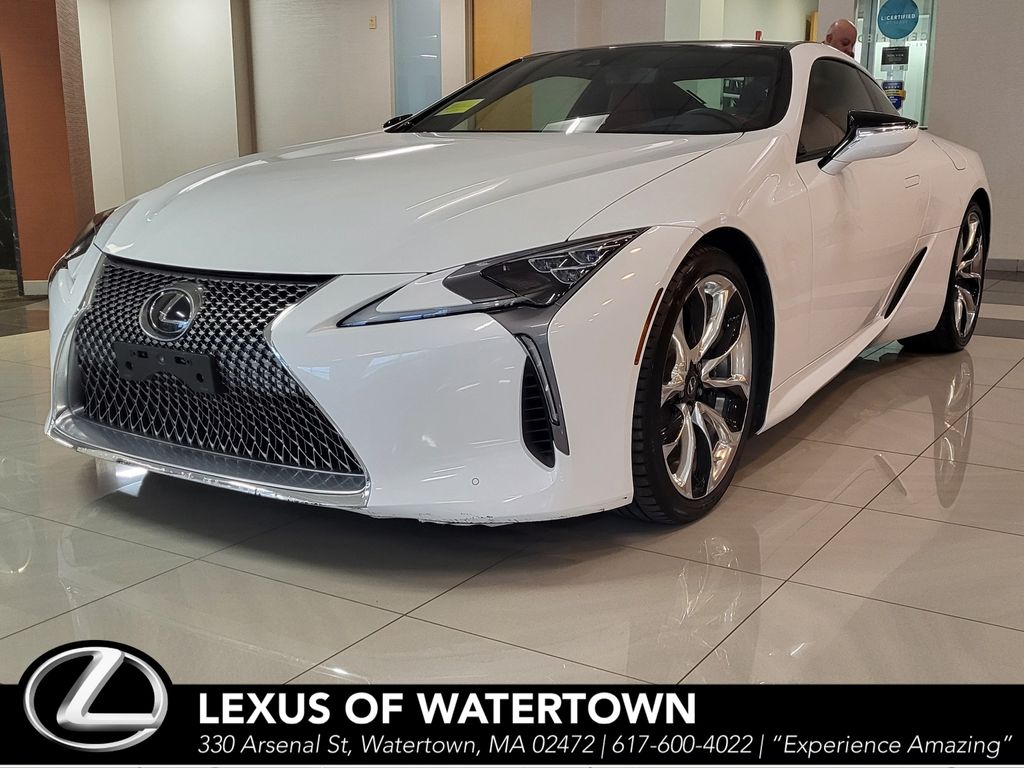 Ultra White 2023 Lexus LC 500 Coupe RWD Coupe Rear-Wheel Drive Automatic