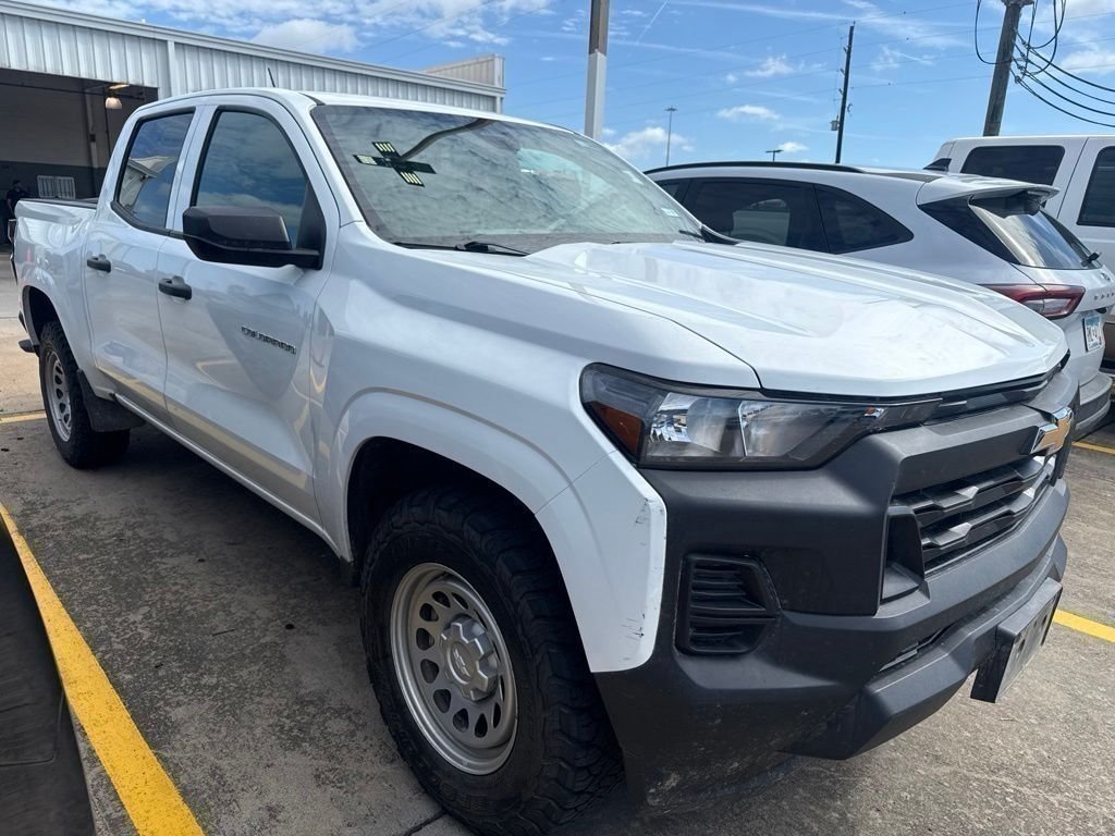 2024 Chevrolet Colorado Work Truck White at Baytown Hyundai