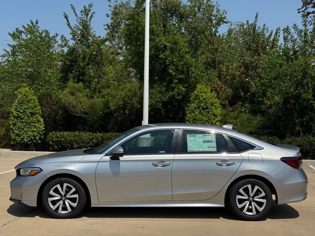 2026 Honda Civic LX Silver at Bayway Cadillac of The Woodlands