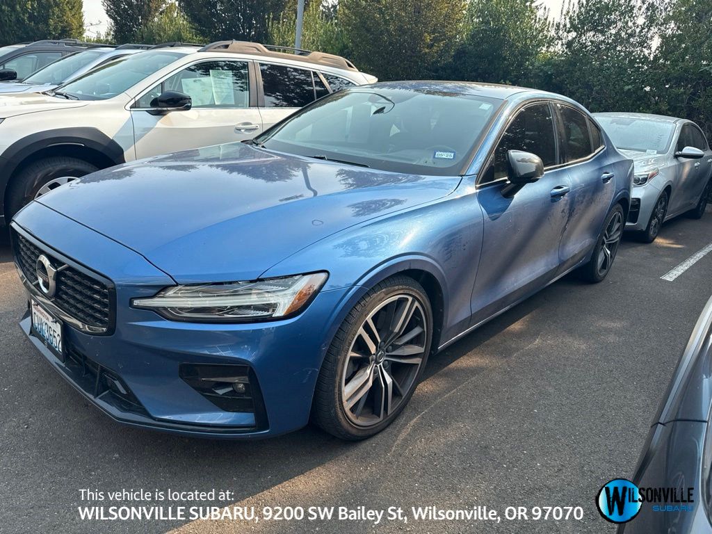 Blue 2021 Volvo S60 Sedan All-Wheel Drive Automatic