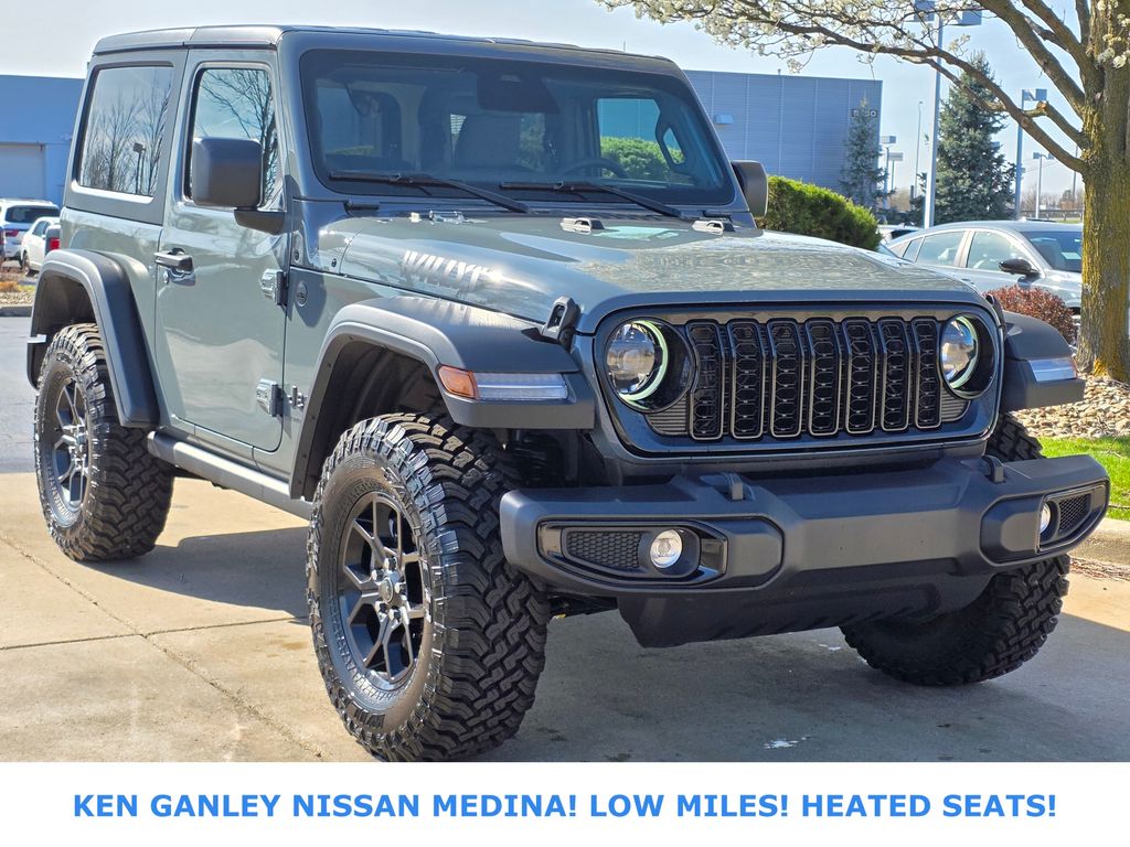 Anvil Clearcoat 2025 Jeep Wrangler Willys 2-Door 4WD SUV / Crossover Four-Wheel Drive 6-Speed Manual