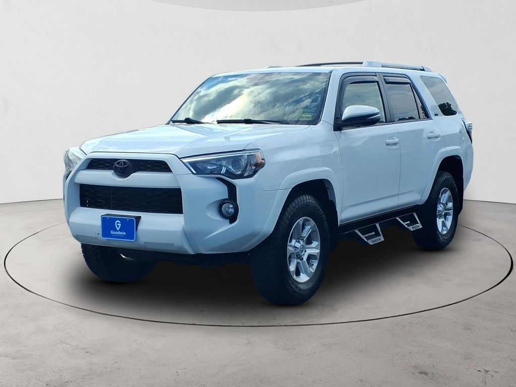 Super White 2018 Toyota 4Runner SUV / Crossover Four-Wheel Drive 5-Speed Automatic Overdrive