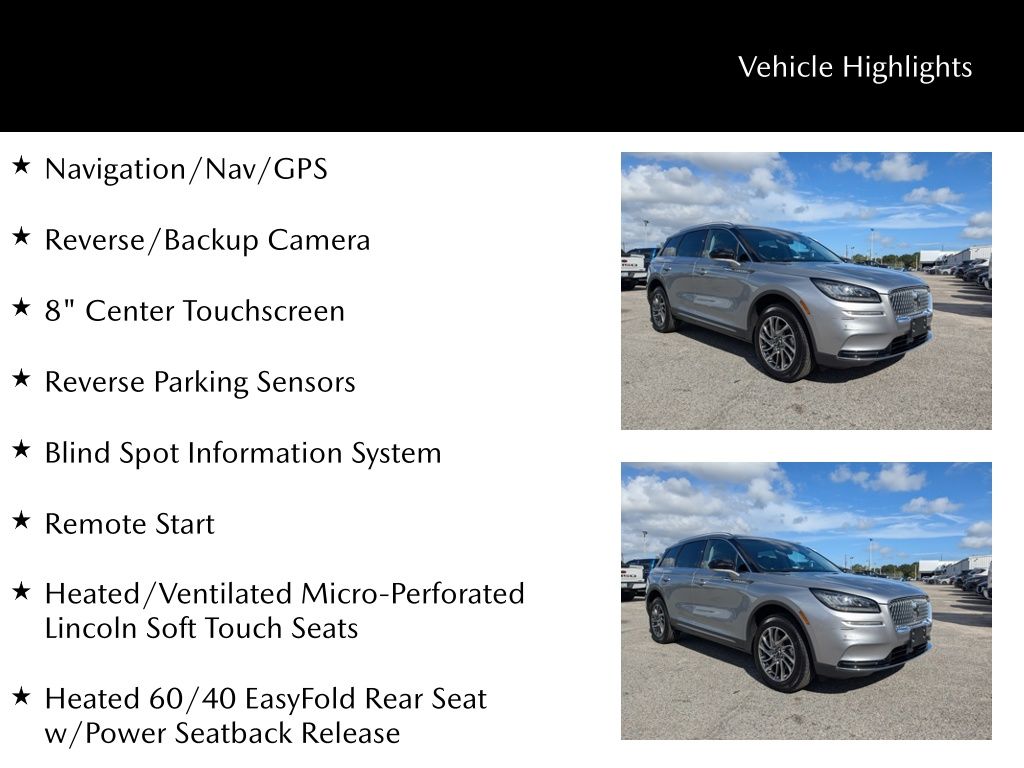 2022 Lincoln Corsair Standard