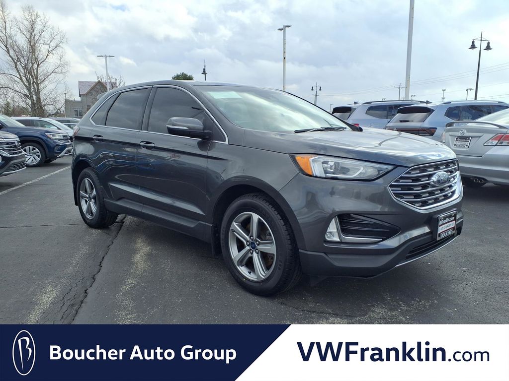 Gray (Magnetic Metallic) 2019 Ford Edge SEL AWD SUV / Crossover All-Wheel Drive 8-Speed Automatic