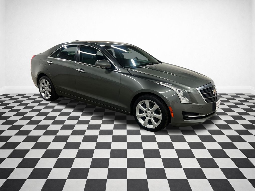 Moonstone Metallic 2016 Cadillac ATS 2.0T Luxury AWD Sedan All-Wheel Drive 8-Speed Automatic