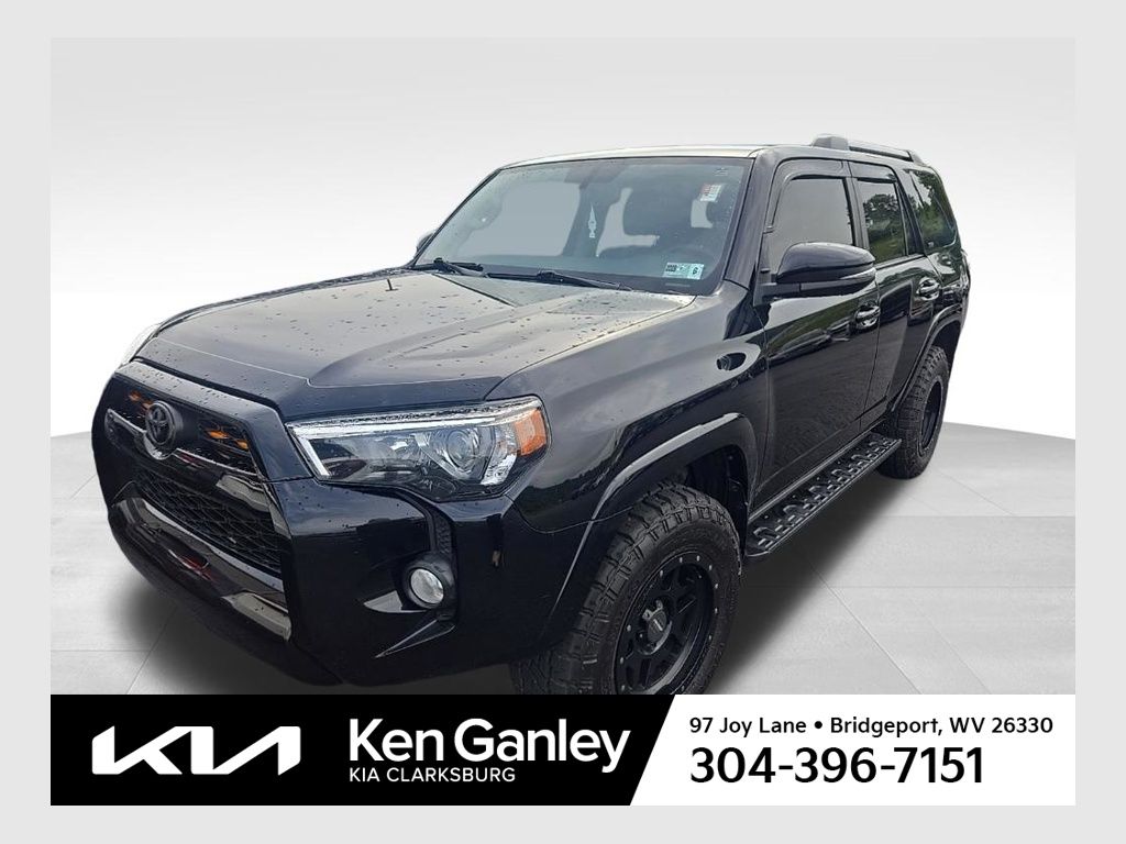 Midnight Black Metallic 2019 Toyota 4Runner SUV / Crossover Four-Wheel Drive 5-Speed Automatic Overdrive