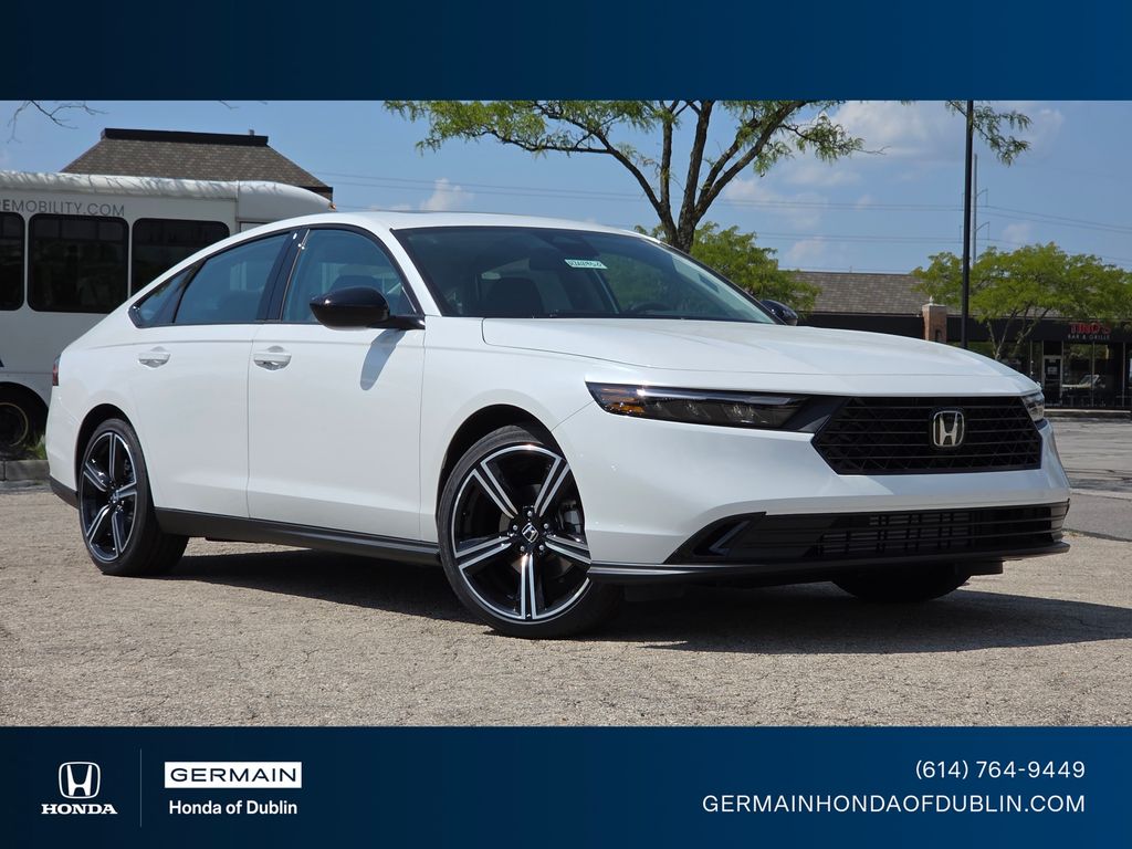 Platinum White Pearl 2026 Honda Accord Sedan Front-Wheel Drive Continuously Variable Transmission