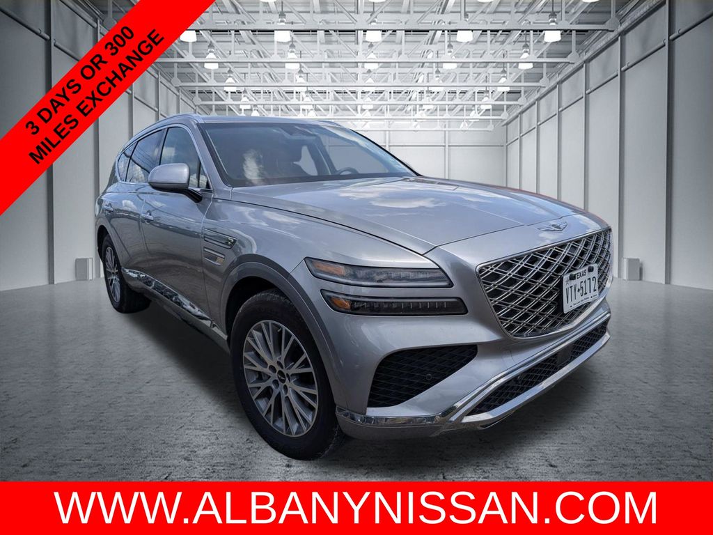 Silver 2025 Genesis GV80 SUV / Crossover All-Wheel Drive 8-Speed Automatic