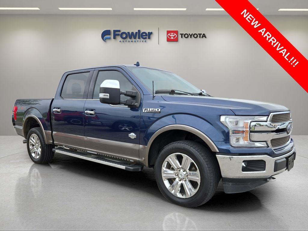Velocity Blue Metallic 2020 Ford F-150 King Ranch SuperCrew 4WD Pickup Truck Four-Wheel Drive Automatic