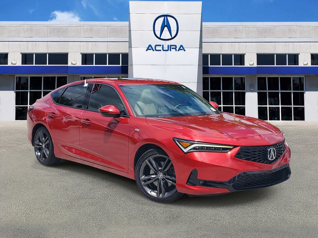 Performance Red Pearl 2023 Acura Integra FWD with Technology and A-SPEC Package Sedan Front-Wheel Drive Continuously Variable Transmission