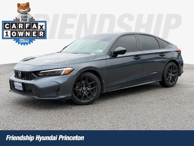 Urban Gray Pearl 2025 Honda Civic Hatchback Hatchback Front-Wheel Drive Continuously Variable Transmission