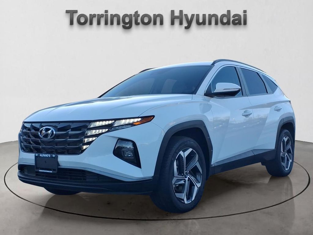 Serenity White Pearl 2023 Hyundai Tucson SUV / Crossover All-Wheel Drive 8-Speed Automatic