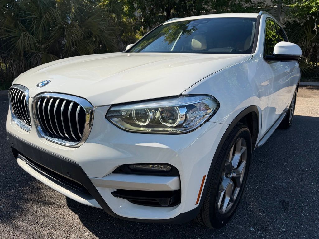 Alpine White 2020 BMW X3 sDrive30i RWD SUV / Crossover Rear-Wheel Drive 8-Speed Automatic