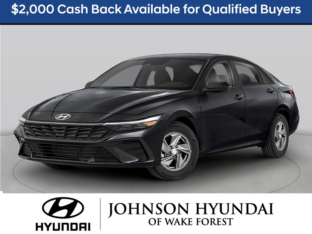 Abyss Black 2026 Hyundai Elantra SEL Sport Premium FWD Sedan Front-Wheel Drive Continuously Variable Transmission