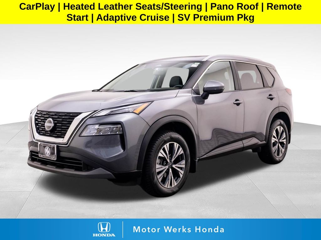 Gray (Gun Metallic) 2023 Nissan Rogue SUV / Crossover All-Wheel Drive Continuously Variable Transmission