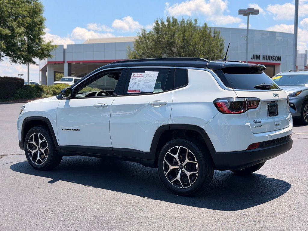 2025 Jeep Compass Limited Bright White Clearcoat - Jim Hudson Acura - Image 11