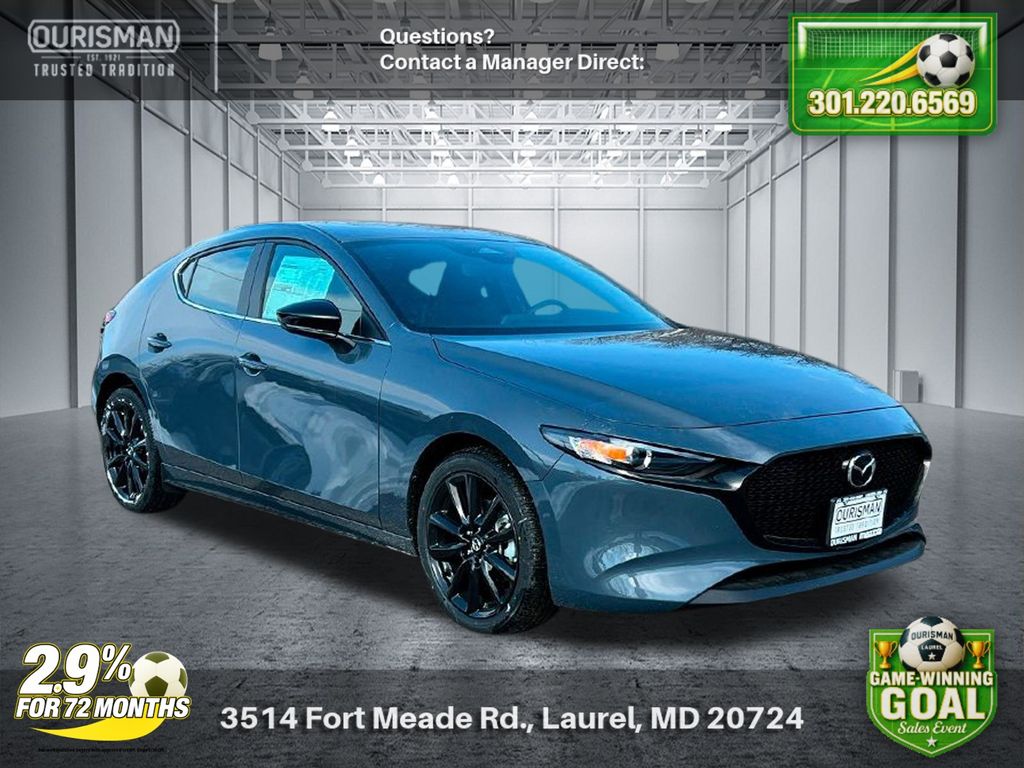 Gray Metallic 2026 Mazda MAZDA3 Hatchback All-Wheel Drive 6-Speed Automatic