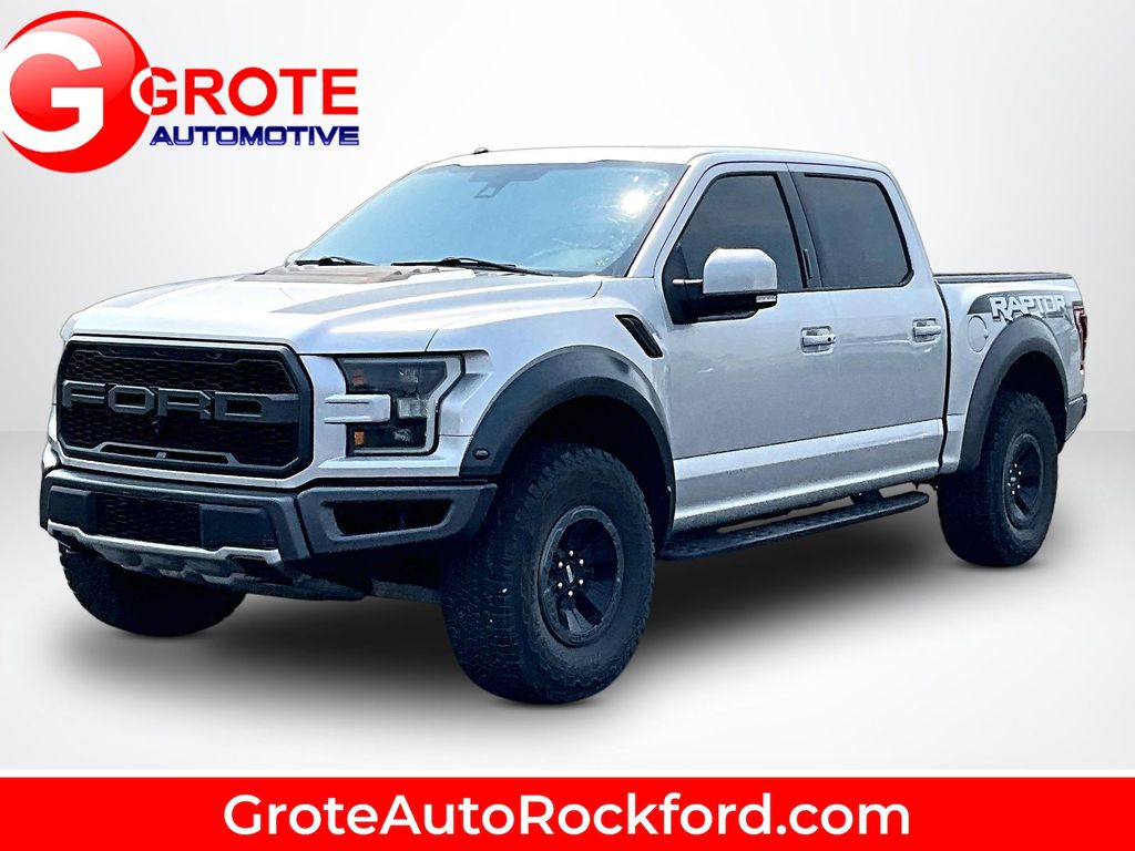 White 2017 Ford F-150 Pickup Truck Four-Wheel Drive Automatic