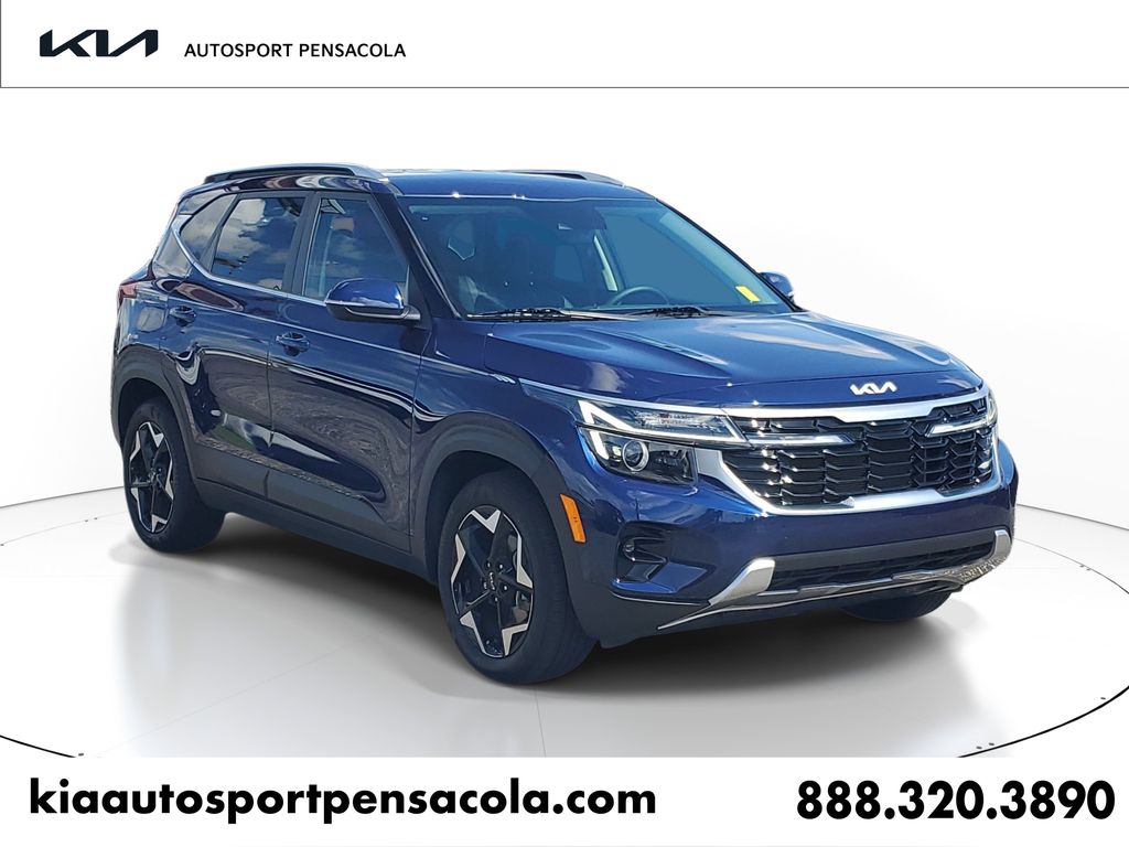 Ocean Blue 2024 Kia Seltos SUV / Crossover Front-Wheel Drive Continuously Variable Transmission