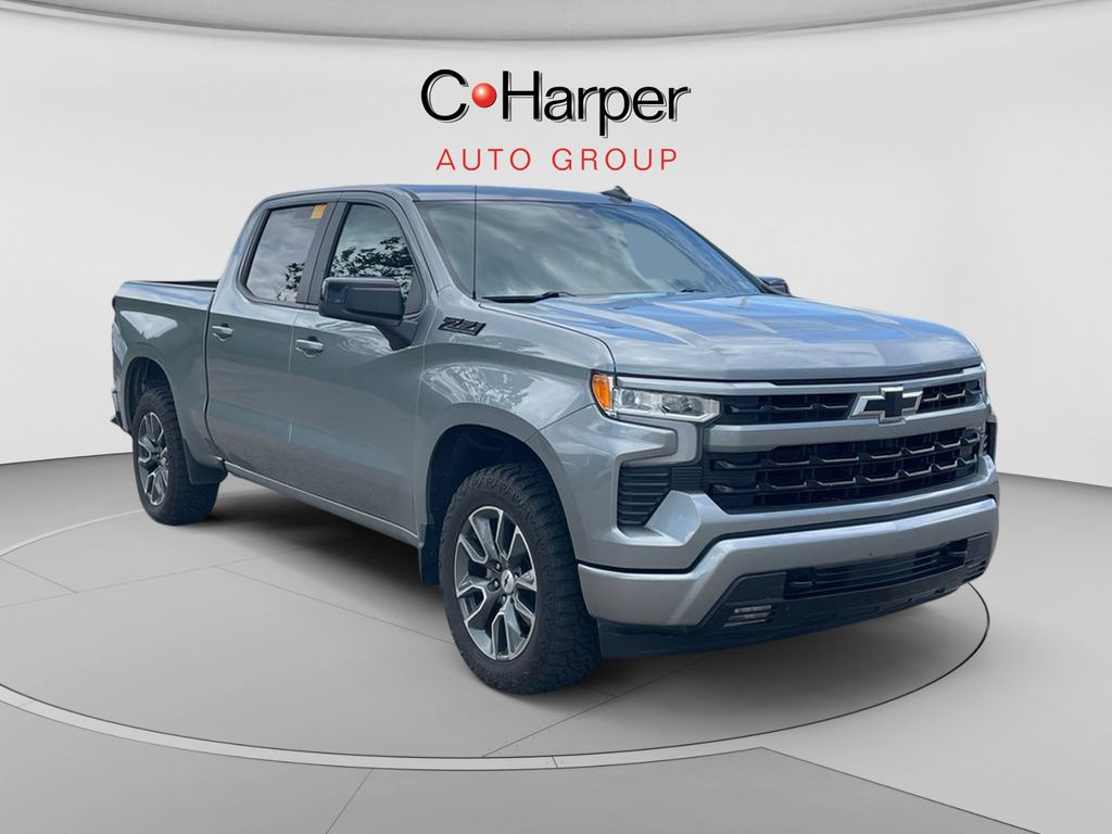 Sterling Gray Metallic 2023 Chevrolet Silverado 1500 Pickup Truck Four-Wheel Drive Automatic
