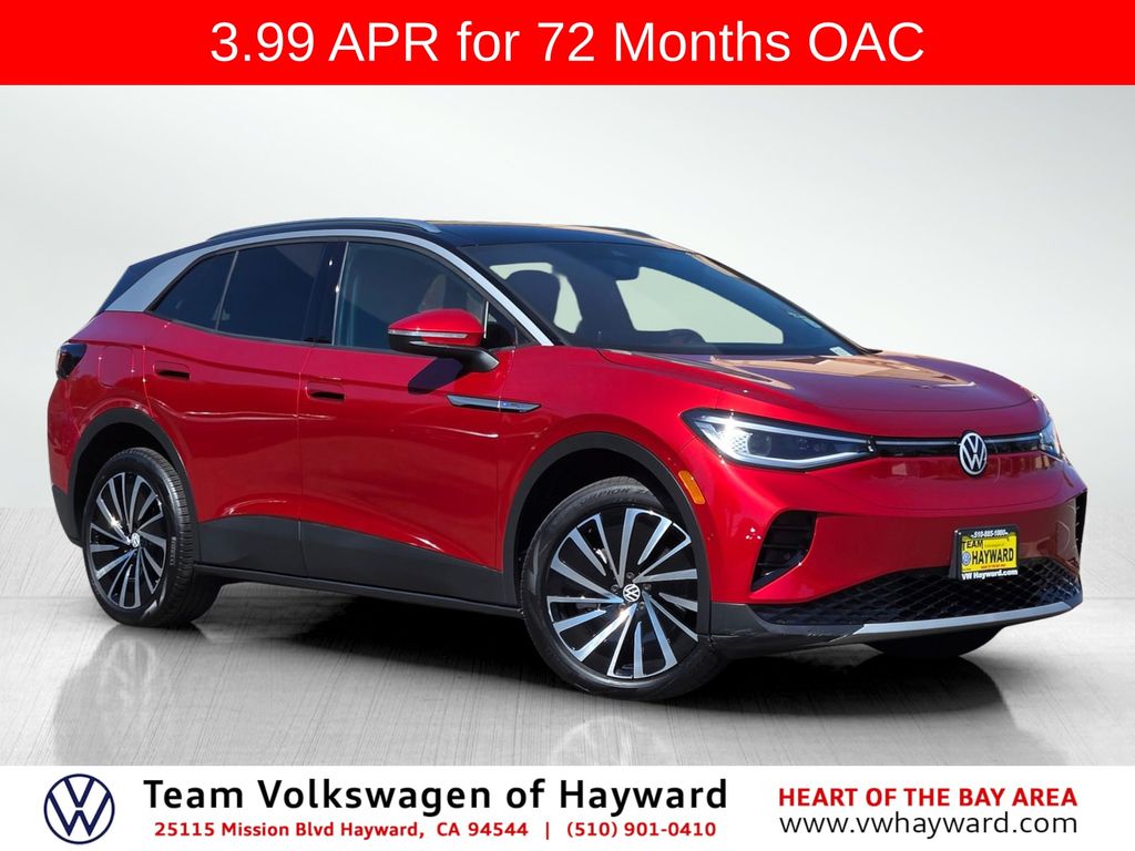 Aurora Red Metallic 2023 Volkswagen ID.4 Pro S Plus AWD SUV / Crossover All-Wheel Drive Automatic