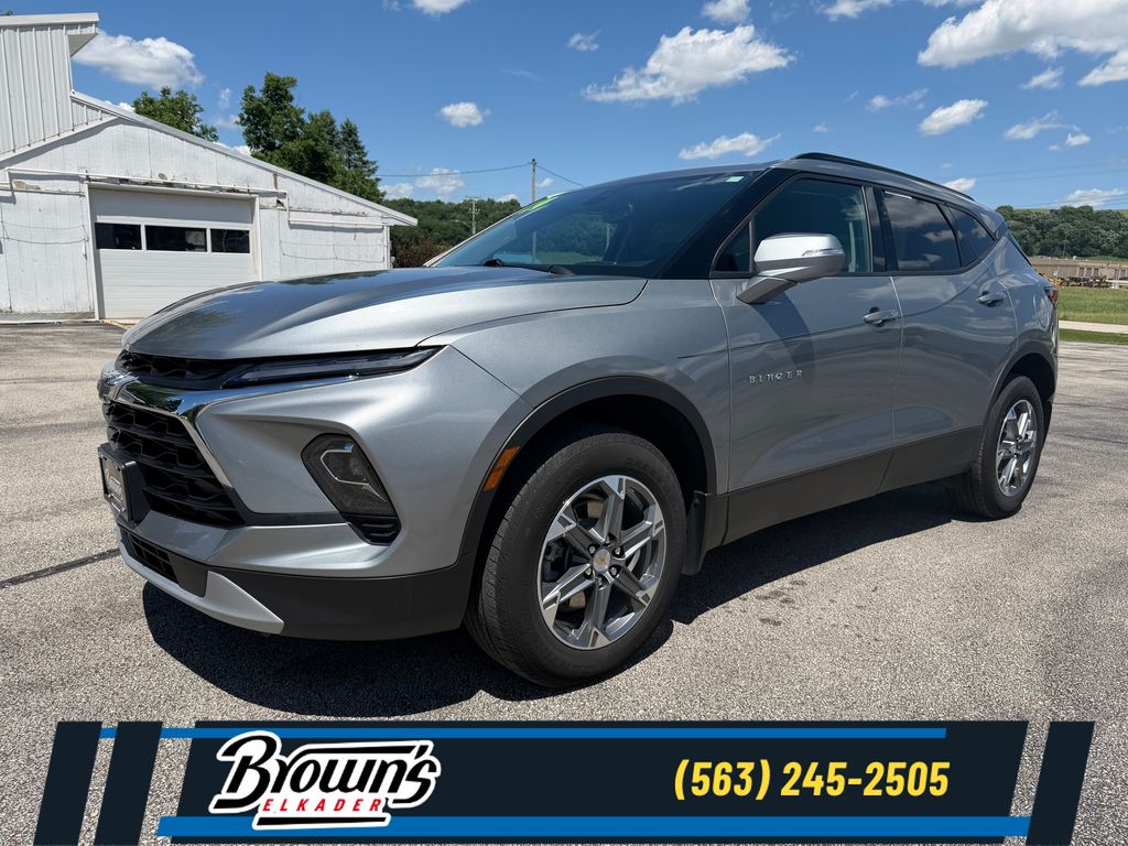 Sterling Gray Metallic 2024 Chevrolet Blazer 3LT AWD SUV / Crossover All-Wheel Drive 9-Speed Automatic Overdrive