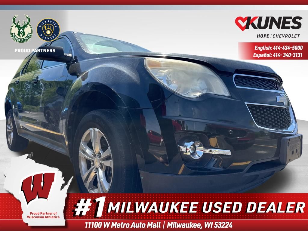 Black 2012 Chevrolet Equinox 2LT FWD SUV / Crossover Front-Wheel Drive 6-Speed Automatic Overdrive