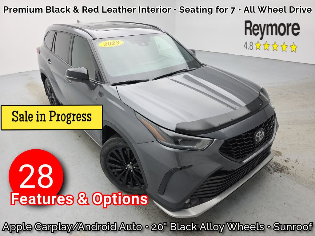 Black 2023 Toyota Highlander XSE AWD SUV / Crossover All-Wheel Drive 8-Speed Automatic