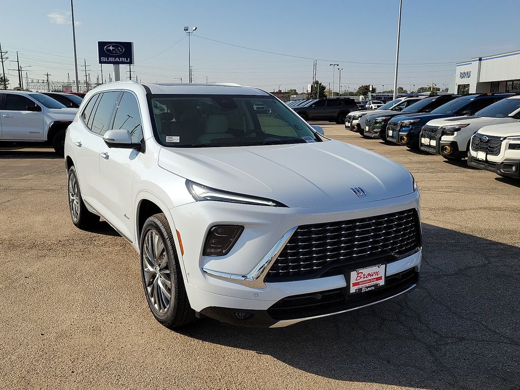 2026 Buick Enclave Avenir White at Brown Buick GMC