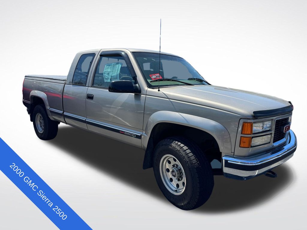 Pewter Metallic 2000 GMC C/K 2500 Series Pickup Truck Four-Wheel Drive 4-Speed Automatic Overdrive
