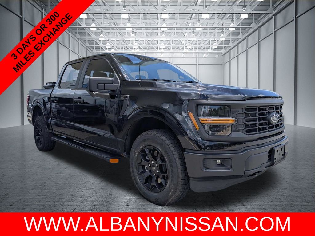 Black Metallic 2024 Ford F-150 Pickup Truck Four-Wheel Drive Automatic