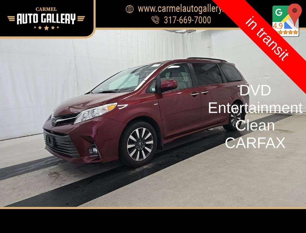 2018 Toyota Sienna Rojo (Salsa Red Pearl) Minivan Tracción en las cuatro ruedas 8 velocidades Automática