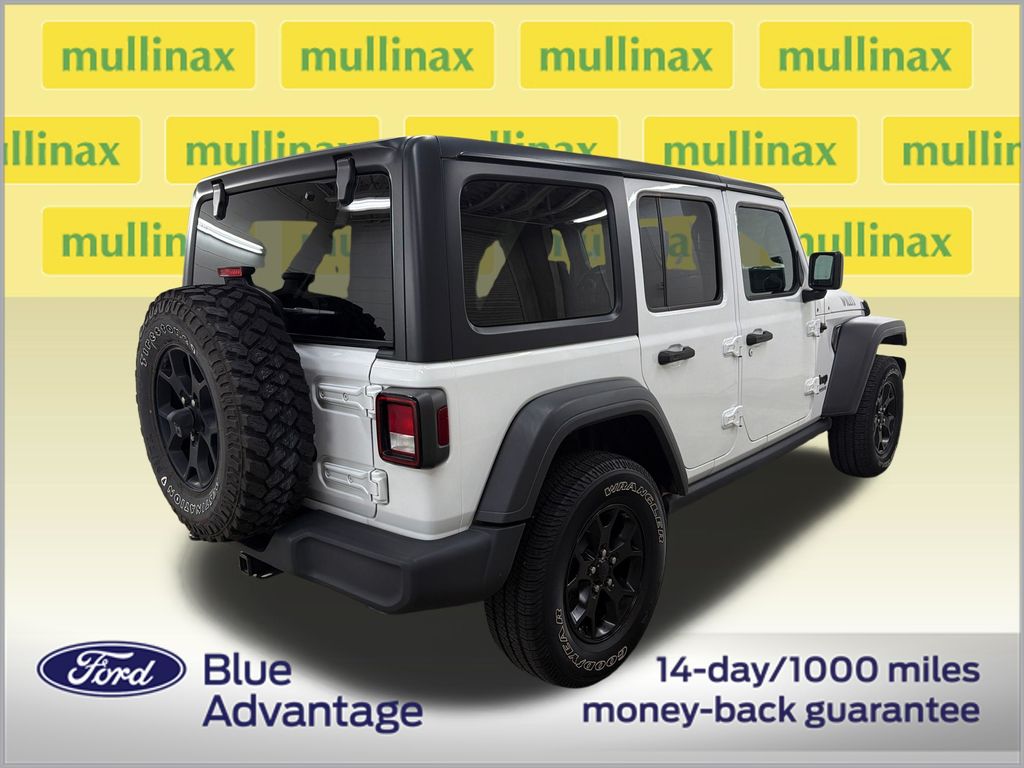 Certified Used 2021 White Jeep Unlimited Willys image 3