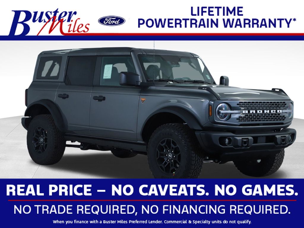 Carbonized Gray Metallic 2026 Ford Bronco Badlands 4-Door 4WD SUV / Crossover Four-Wheel Drive Automatic