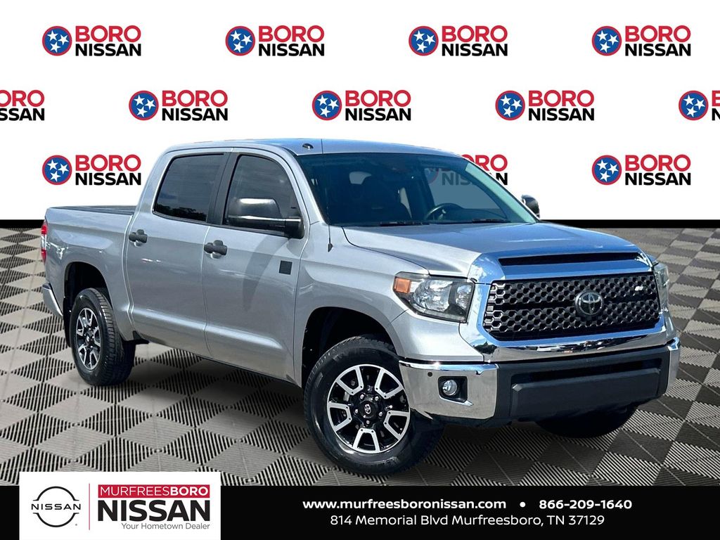 Silver Sky Metallic 2018 Toyota Tundra Pickup Truck Four-Wheel Drive 6-Speed Automatic Overdrive