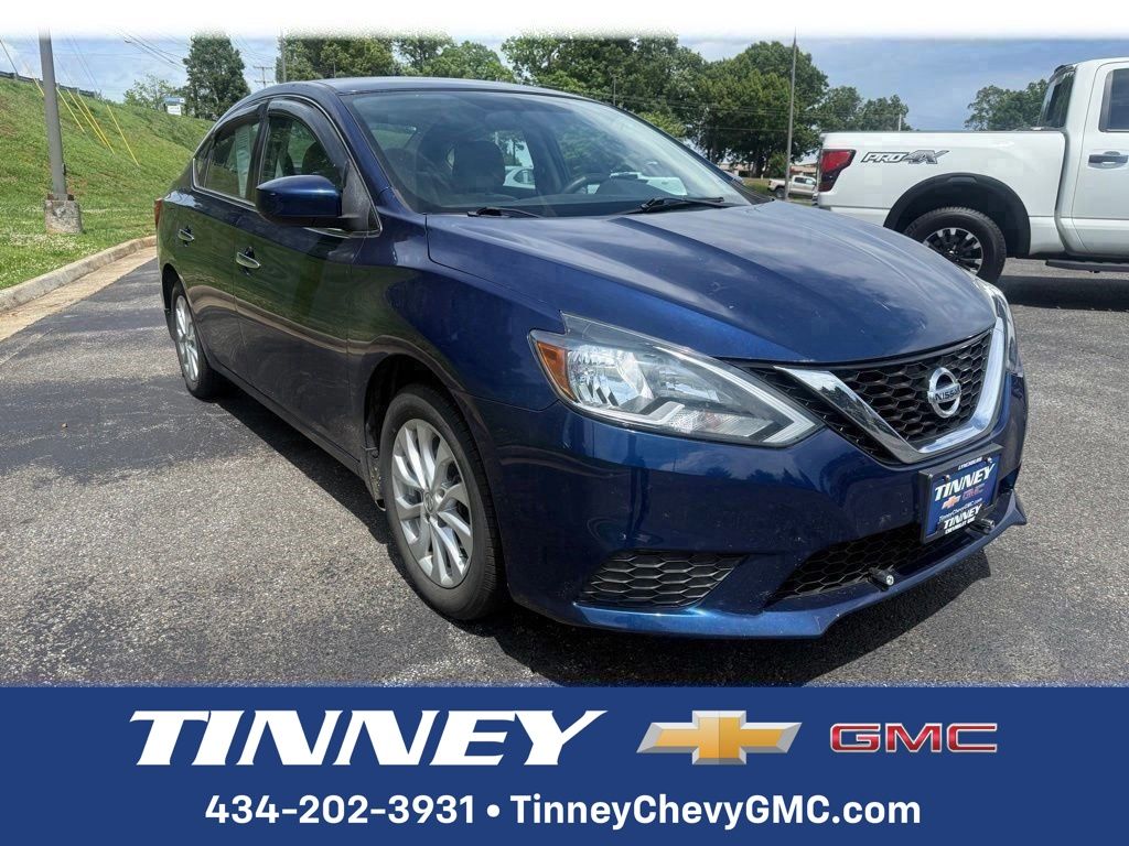 Deep Blue Pearl 2017 Nissan Sentra S Sedan Front-Wheel Drive Continuously Variable Transmission