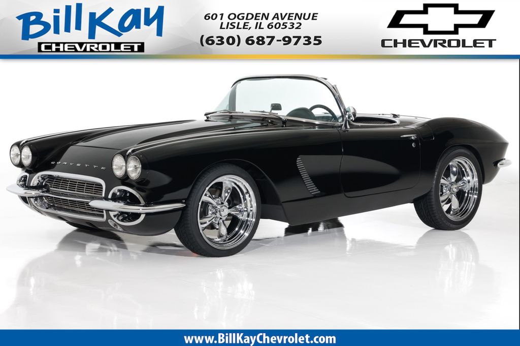 Black 1962 Chevrolet Corvette Coupe