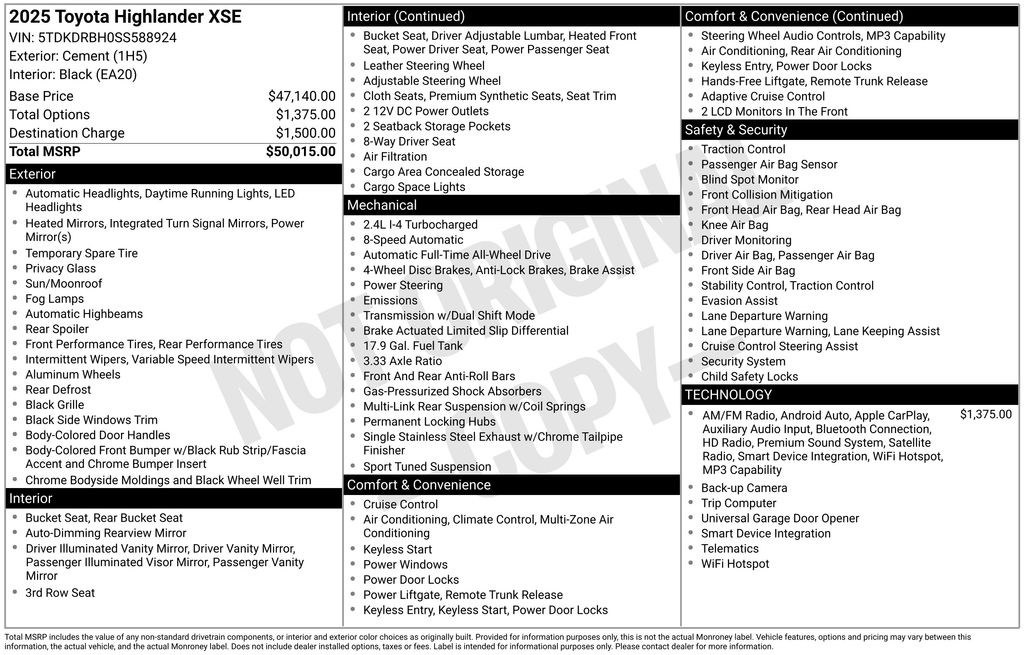 Used 2025 Toyota Highlander SUV