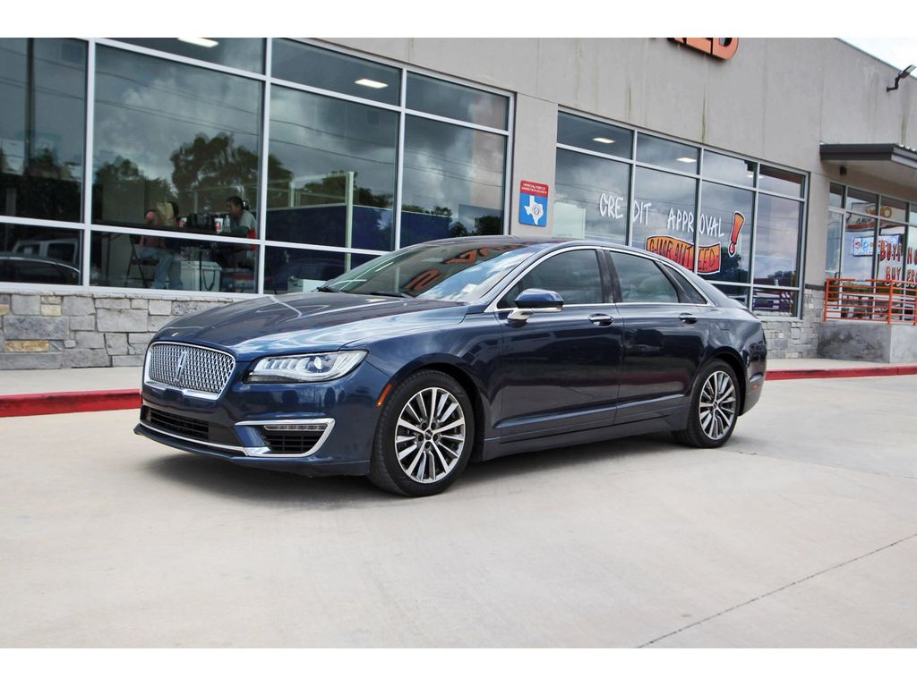 Sapphire Blue Metallic 2017 Lincoln MKZ Sedan Front-Wheel Drive 6-Speed Automatic