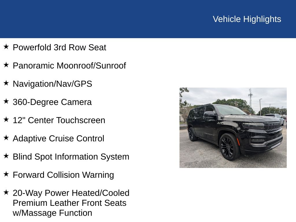 2023 Jeep Grand Wagoneer Obsidian 4x4