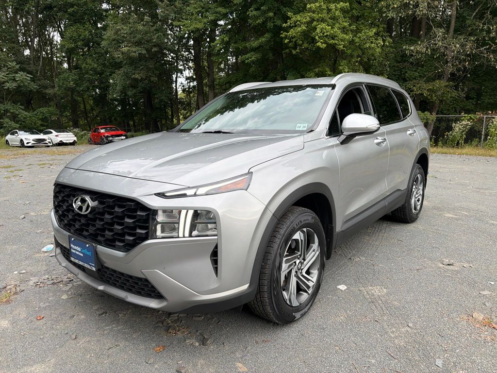 Shimmering Silver Pearl 2023 Hyundai Santa Fe SUV / Crossover All-Wheel Drive 8-Speed Automatic