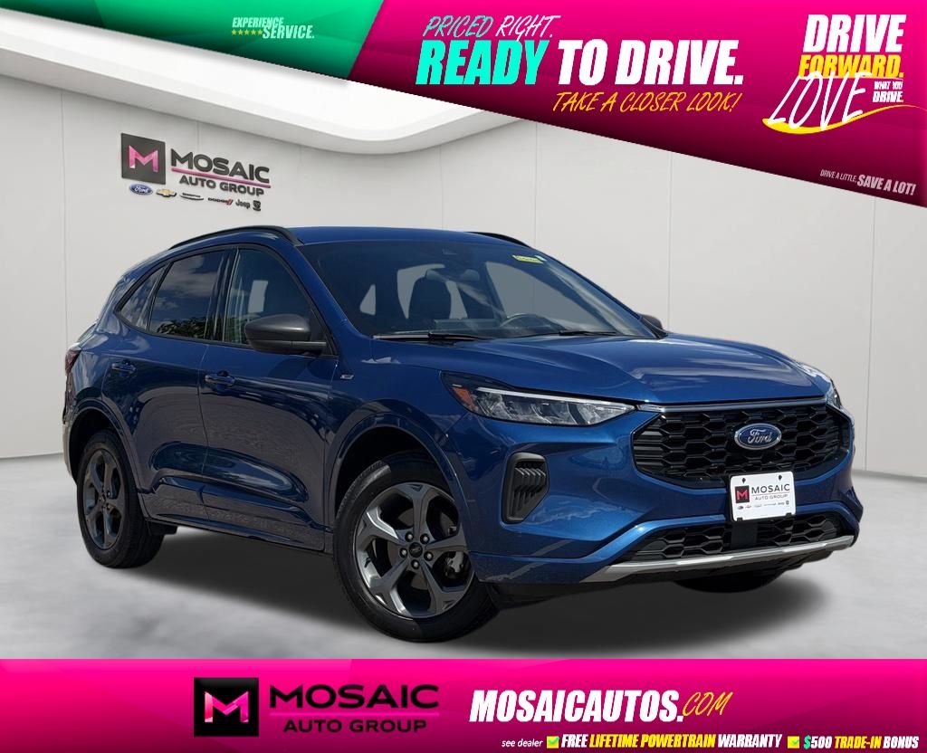 Blue Metallic 2023 Ford Escape SUV / Crossover All-Wheel Drive 8-Speed Automatic